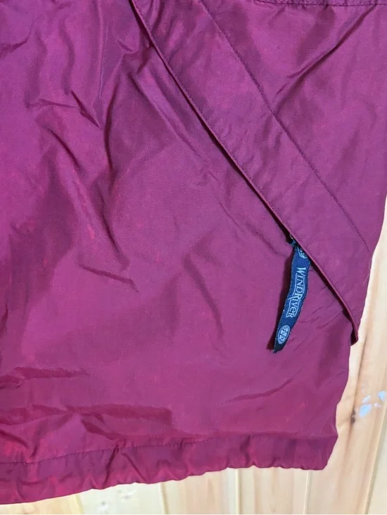 VTG WindRiver Nylon Jacket Womens Sz small Barn Outdoors Spring Rain retro flaws - Picture 15 of 16